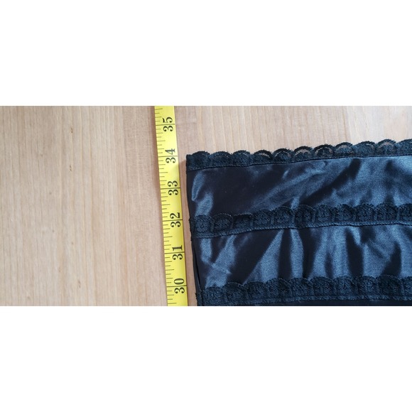 Vintage Black Lingerie Slip Size 38 Dress Undergarment - Picture 8 of 8